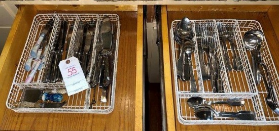 2 Drawers - "France" Flatware & Misc.