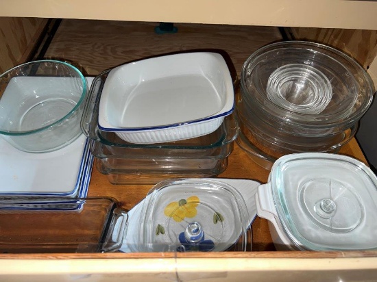 Drawer of Baking Dishes