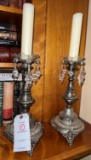 Pr. Ornate Silver Candle Sticks