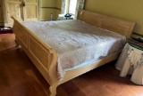 Blonde Oak King Size Bed