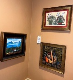 3 - framed paintings