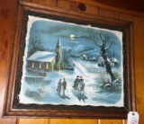 Winter Church Scene