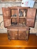 Doll stepback cabinet