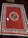 Woven Oriental style rug