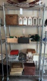 5 shelf wire rack on casters