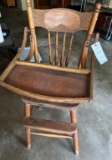 Antique Wooden Highchair