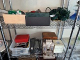 New ext. cords, desk supplies, cigar box, etc.