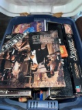 3 totes - games, puzzles & sheet music