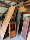 Misc. lumber, plywood, doors, shutters