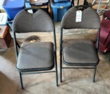 Pr. Folding chairs