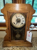 Seth Thomas Oak Mantle Clock