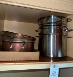 Stockpot, Strainers & Copper Bowls