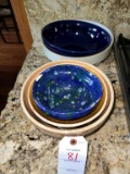 5 Stoneware Bowls