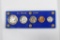 1958 US proof set in Blue acrylic holder