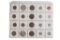 Lot of 2 sheets consisting of 40 foreign coins and tokens