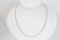 3.32 grams 10K yellow gold serpentine chain 23 inches