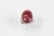 11.25 gram sterling silver gents ring set with approx 18 x 22 mm oval agate ring