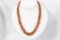 Approx 52 inch strand 7 x 5mm amber beads
