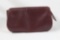 Dark Burgundy Cartier International Service Zipper Pouch
