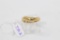 18k Yellow Gold Wavy Dome Band