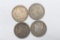 Lot of 4 Morgan Silver dollars