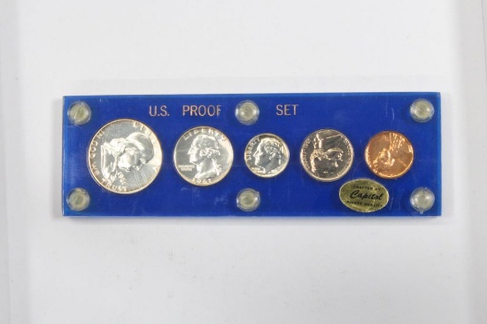 1961 US proof set in Blue acrylic holder
