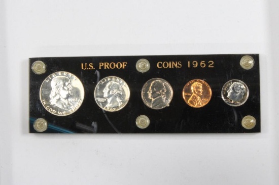 1962 US proof set in acrylic holder