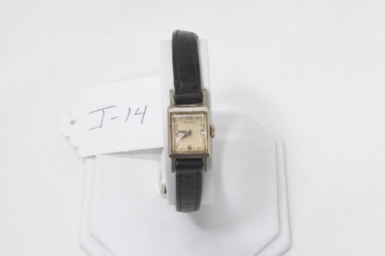 Hamilton Small Vintage 14.5mm Rectangular Manual Winding Wristwatch