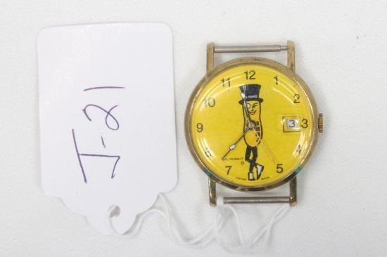 Swiss Made Mr. Peanut Vintage Manual Winding Watch Face