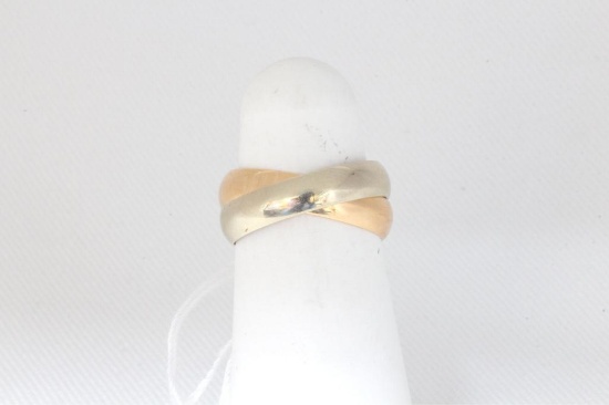 18k Two Tone Ring