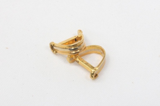 Cartier 18k Tri-Color Trinity Gold 'Stirrup' Cufflinks