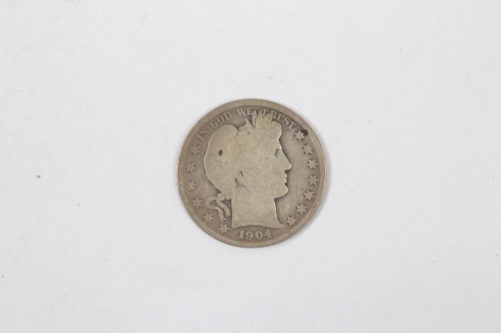 1904-P Barber half dollar