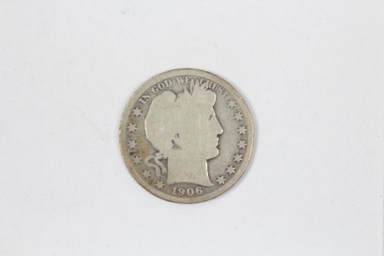 1906-O Barber half dollar
