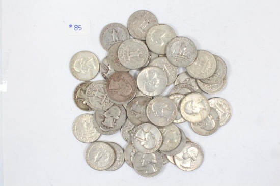Lot 42 Silver Washington quarters