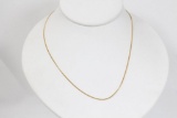 20 inch chain stamped 750 weight 3.19 grams
