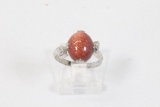2.38 gram sterling silver ladies ring set