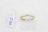 14k Yellow Gold Small Single Cut Diamond Ring