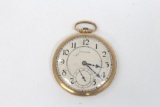 Hamilton Size 12 Open Face Gold Filled Case 17 Jewel Pocket Watch