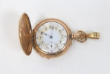 Elgin Ladies Hunter Case Pocket Watch