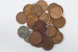 Lot of 27 Wheat cent pennies