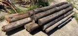 Lot - Wooden Fence Posts