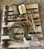 Pallet - cable, wire, mirrors, insulators