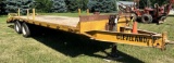 1991 Cleveland Tag Dual Tandem Equipment Trailer