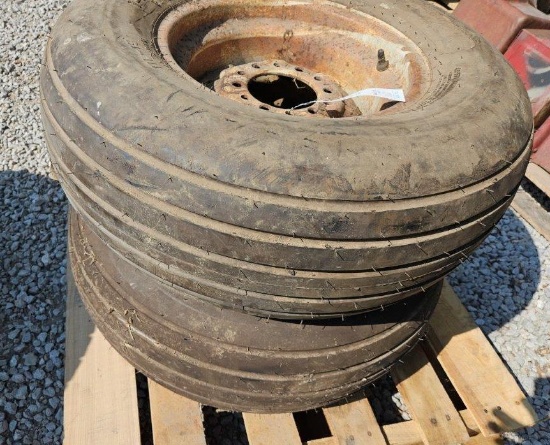 New 11L-15 Implement Tire on 6 bolt rim