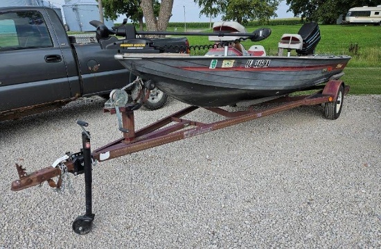 1988 Fisher SV-16GT V-Bottom John Boat