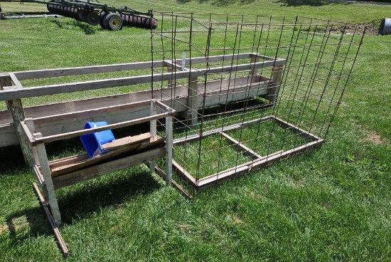 3'X6' Wire Sheep Hay Feeder