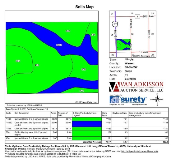 Tract 3 - The South 81.00 Acres