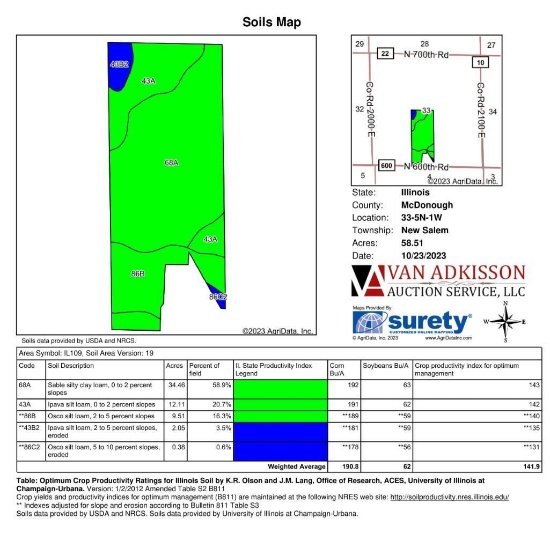 Tract 3 - 58.51 Acres