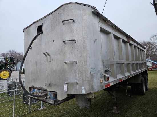 1978 Liberty 24' alum. full frame dump trailer