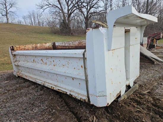 16' steel dump truck box w/cylinder
